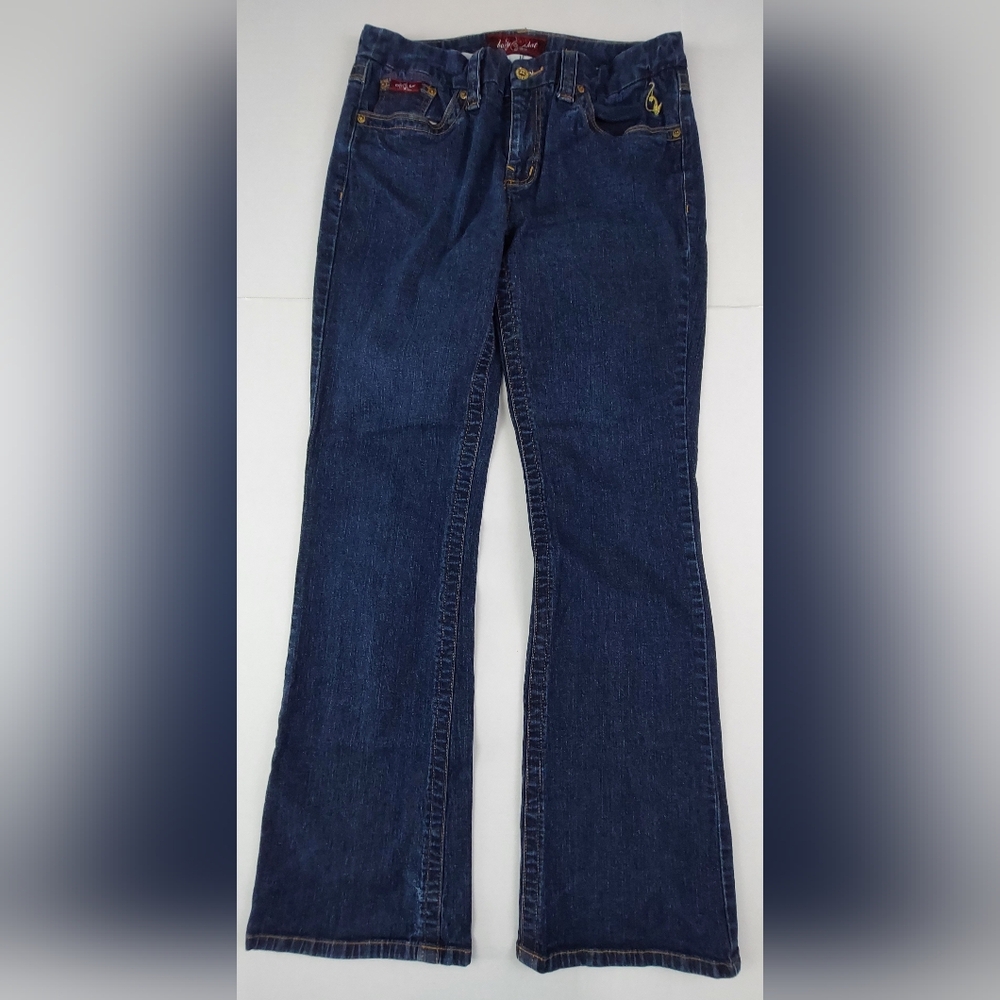 Baby Phat Authentic Jean Co Jeans Womens Size 13 Blue Denim Bootcut Stretch